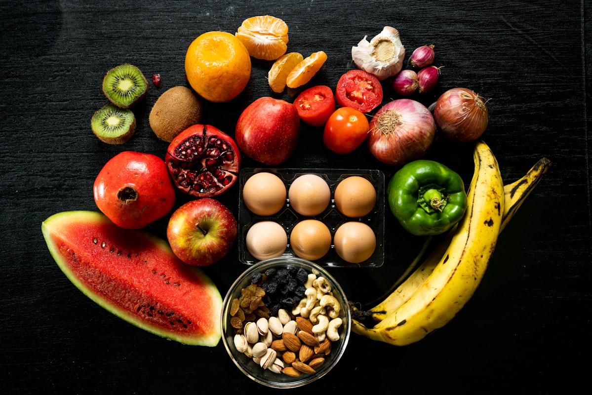 Seasonal produce and fresh ingredients